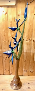 Orchidee Vase groß, blau